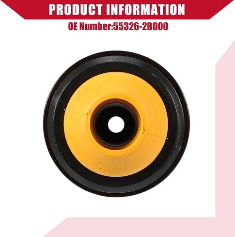 No.55326-2B000 Rear Jounce Bumper for Hyundai Santa Fe 2007-2012 4WD / Rear Left or Right Bump Stop Bushing/Durable Rubber / 2Pcs Yellow in Saudi Arabia