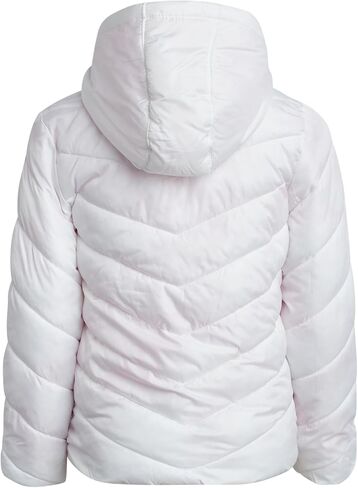 Pink Platinum Girls Puffer Jacket - Full Zip Up Quilted Hooded Winter Coat and Solid Packable Jacket for Girls (Sizes: 7-16) in Kuwait