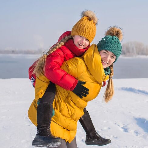 ONESING 50 Pairs Kids Gloves - Soft Knitted Children Gloves Bulk for Girls & Boys | Stretchy Gloves for Cold Weather in Kuwait