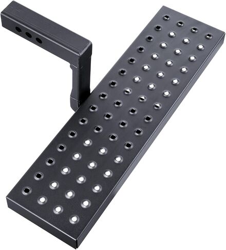 VEVOR Hitch Step لجهاز استقبال 2 بوصة، هيكل فولاذي قوي بسعة تحميل 350 رطل، واقي واقي من الصدمات الخلفي مع قفل دبوس ومثبت، مناسب عالمي للشاحنة، وسيارات الدفع الرباعي، والبيك أب، والمقطورة in Kuwait