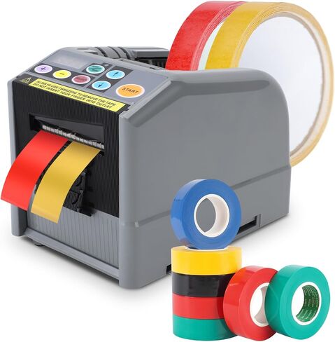 Automatic Tape Dispenser, Electric Tape Cutting Machine with LED Display for Shipping,Present Wrapping,Factory, Available for 6-66mm Width Tapes or Ribbon in Saudi Arabia