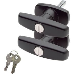 Matching Set T Handle Locks | Package: Two T-Handles (clockwise and Counter clockwise) and Four Keys.