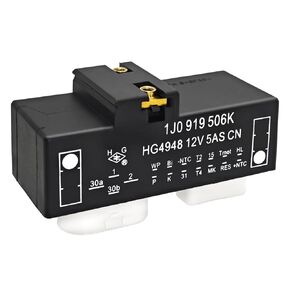 1J0919506K Electric Cooling Fan Control Module Relay - Compatible with Volkswagen Golf, Jetta, Beetle, Audi TT Quattro - OEM Replacement Part 1J0919506K - Pack of 1