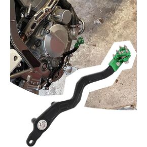 Motorcycle Rear Brake Pedal Foldable Foot Brake Lever for KLX250 2001-2020, KLX300/SM 2021-2024, KLX300R 2020-2024 Dirt Bike, Green