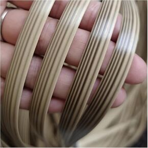 500g Synthetic Rattan Weaving Material, Plastic Wicker Repair Kit PE Rattan Roll for Furniture Repair Woven Handmade Baskets (Width 12mm, Thickness 1.2mm)