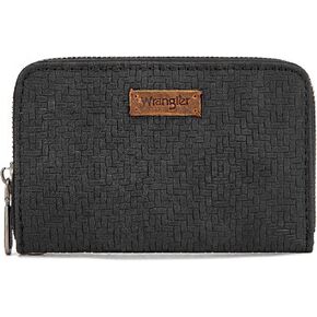 X Wrangler Credit Card Holder Wallet for Women Rfid Blocking Women's Wallets Card Cases & Money Organizers with Wristlet and Coin Pouch Minimalist Lightweight and Easy to Carry