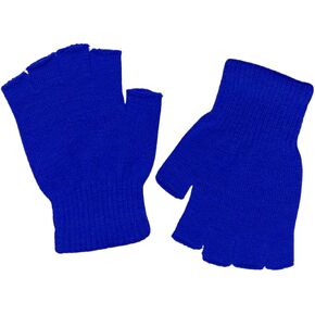 DOOVID Fingerless Gloves Winter Knit Warm Gloves for Women Men Stretch Mittens Half Finger Gloves