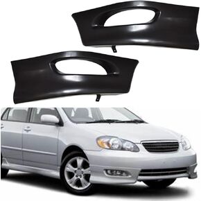 Front Bumper Lips Spoiler Chin Splitter Wrap Angle Body Kit Replacement for Corolla 2005 2006 2007 2008