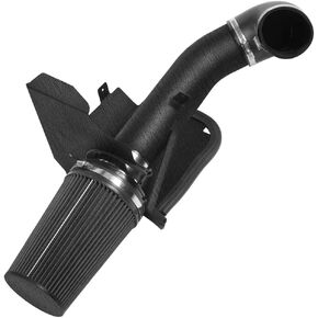 MooSun 4" inches Performance Cold Air Intake Kit with Filter & Powder Coated Intake Tube Pipe for 99-06 GMC Chevy 1999 2000 2001 2002 2003 2004 2005 2006 V8 4.8L/5.3L/6.0L (Black&Black)