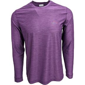 Greg Norman Men's Play Dry Long Sleeve Crewneck T-Shirt