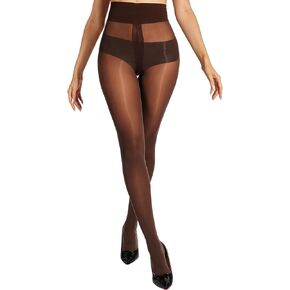 Unbelievable Durability Tights, Rip Resistant Pantyhose, 40D Semi Sheer High Waist T-Crotch Strong Tights for Women