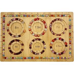 Petoysoso Bead Boards for Jewelry Making, Bamboo Beading Board for Jewelry Bracelet Making, Bracelet Bead Board, Bracelet Bead Board for Bracelet, Jewelry Making, Necklaces,DIY Small