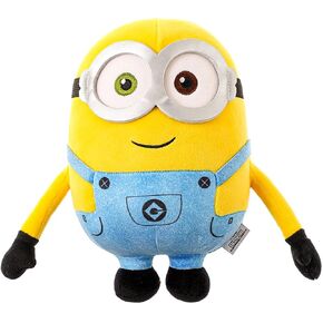 MINISO 8" Minions Stuffed Animals Plush Toys (Bob), Cute Sleeping Bedding Stuffed Animals Kawaii Plushies Pillow for Kids Toddler Toys Boys Girls