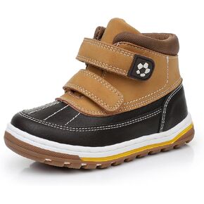 Ahannie Boys Girls Boots Toddler Kids Fall Boots Water Resistant Outdoor Ankle Shoes(Toddler/Littler Kid)