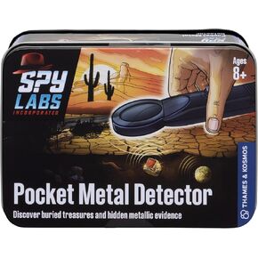Thames & Kosmos Spy Labs Inc: Pocket Metal Detector Detects Metallic Pieces of Evidence | Essential Tools & Tricks of The Trade from The Detective Gear Experts for Young Investigators Small