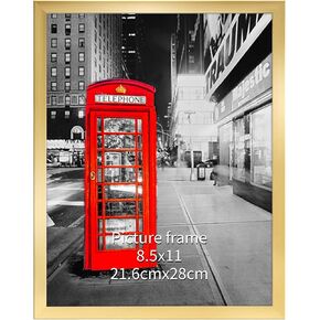 Lavezee 14x18 Poster Frame Black Display 14 x 18 Inch Photo Picture Frame for Gallery Wall, 1 Pack