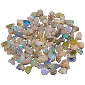 75 CTS Ethiopian Opal Raw, Fire Play Opal, Opal Supply, Jewelry Making Stones, DIY Crystals, Energy Stone, Chakra Opal, Healing Opals, Birthstone, Good Luck Gemstones, Opal Rough, Rainbow Opal in Saudi Arabia