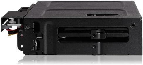 ICY DOCK 2 Bay 2.5 SAS/SATA SSD/HDD & (Ultra) Slim Optical Disk Drive CD DVD ROM Backplane Enclosure for 5.25" Bay | ToughArmor MB602SPO-B in Kuwait