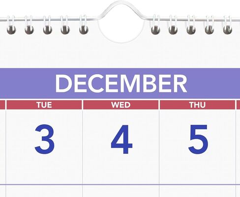 AT-A-GLANCE 2025 Wall Calendar, 24" x 12", Large, Horizontal, 3-Month Reference (PM142825) in Saudi Arabia