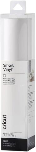 Cricut Smart Removable Vinyl (13 in x 12 ft, Matte Metallic Silver) for Explore and Maker 3 - Matless cutting for long cuts up to 12ft in Saudi Arabia