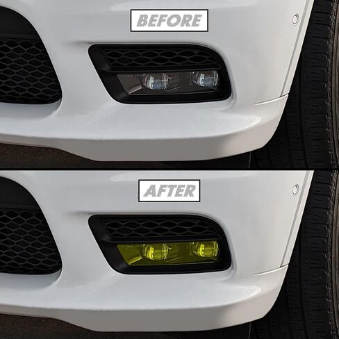 SlickMod PreCut Vinyl Smoke Tint for 2011-2023 Dodge Durango Headlight (20% Dark Smoke, 1. Headlight) in Kuwait