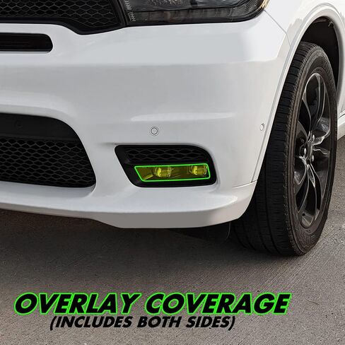 SlickMod PreCut Vinyl Smoke Tint for 2011-2023 Dodge Durango Headlight (20% Dark Smoke, 1. Headlight) in Kuwait
