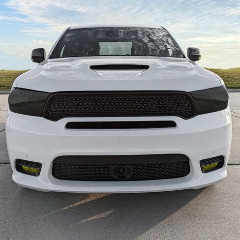 SlickMod PreCut Vinyl Smoke Tint for 2011-2023 Dodge Durango Headlight (20% Dark Smoke, 1. Headlight) in Kuwait