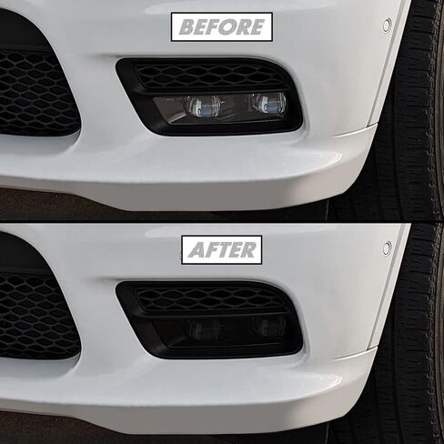 SlickMod PreCut Vinyl Smoke Tint for 2011-2023 Dodge Durango Headlight (20% Dark Smoke, 1. Headlight) in Kuwait