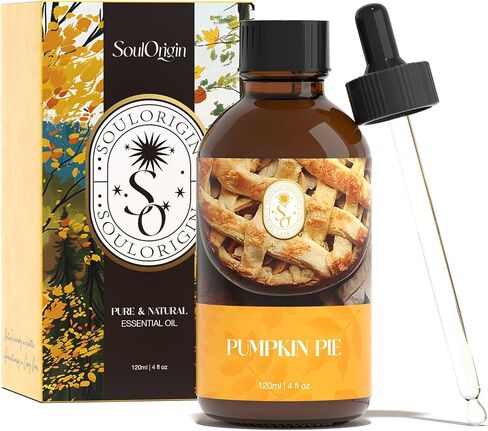 زيت عصير التفاح العطري المتبل للخريف 120 مل (4 أونصة سائلة)، زيوت عطرية طبيعية للخريف لموزع الزيوت العطرية العلاجية، مرطب مصابيح العطر، التدليك، صناعة الشموع، هدايا للنساء in Kuwait