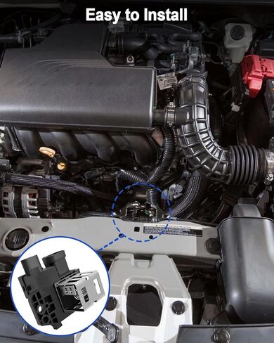 Engine Cooling Fan Relay Fit for Nissan Kicks 2019-2023 Sentra Versa 2020 2021 2022 2023, Engine Radiator Fan Relay Replace 25230-00Q0J 277324GF0A 277324GF0B in Saudi Arabia