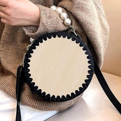 FOMIYES Woven Baskets DIY Kits 5pcs Wooden Basket Bottoms Round Circle Blank Crochet Knitting Basket Wood Base Shaper 20CM for Crafts DIY Baskets Bags Purse Weaving Supplies Woven Baskets DIY Kits in Saudi Arabia