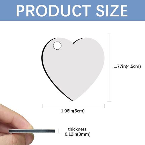 240Pcs Sublimation Keychain Blanks Double Sides 80 MDF Sublimation Keychains Blank with 160 Rings and Clips in Saudi Arabia