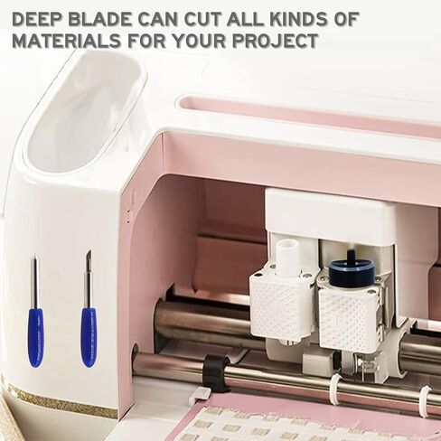 40 قطعة شفرات دقيقة 60 درجة بديلة لشفرات الكريكوت للصانع/الصانع 3 /استكشاف الهواء/الهواء 2/ الهواء 3/ التعبير، تستخدم للفيلم وورق الأرز والنسيج والكرتون الرقيق والجلد in Kuwait