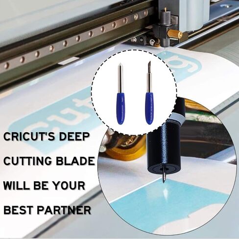 40 قطعة شفرات دقيقة 60 درجة بديلة لشفرات الكريكوت للصانع/الصانع 3 /استكشاف الهواء/الهواء 2/ الهواء 3/ التعبير، تستخدم للفيلم وورق الأرز والنسيج والكرتون الرقيق والجلد in Kuwait