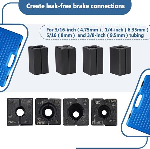 أداة حرق خط الفرامل الاحترافية من Handor مجموعة 45 درجة مجموعة أدوات واحدة، فقاعات، مزدوجة للفولاذ والنحاس in Kuwait