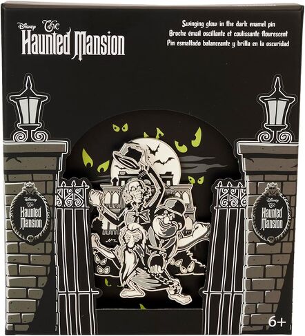 Loungefly Disney Haunted Mansion Hitch Hiking Ghosts Moving 3" Collector Box Pin in Saudi Arabia