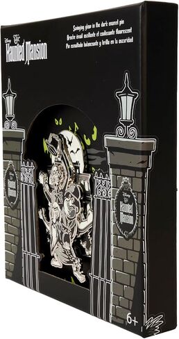 Loungefly Disney Haunted Mansion Hitch Hiking Ghosts Moving 3" Collector Box Pin in Saudi Arabia