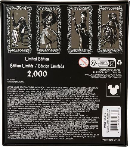 Loungefly Disney Haunted Mansion Hitch Hiking Ghosts Moving 3" Collector Box Pin in Saudi Arabia