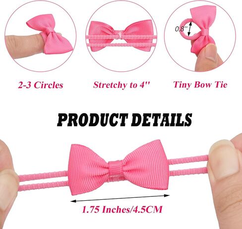 80 قطعة من ربطات شعر الأطفال من Yxiang، ربطات شعر صغيرة مقاس 5.08 سم، حامل ذيل حصان مرن، شريط شعر صغير للفتيات الصغيرات والأطفال في أزواج (40 لونًا) in Kuwait