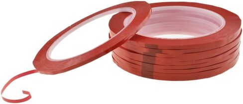 Whiteboard Tape,1/8 Inch White Board Tape Line Self Adhesive Pinstripe Tape Thin Tape for Dry Erase Board Accessories Art Pinstriping Tape Chalkboard Pin Striping Tape（10 Rolls,Red,3mm） in Saudi Arabia