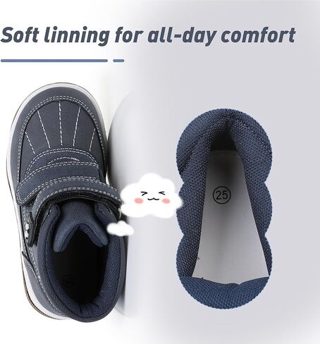 أحذية Ahannie للأولاد والبنات أحذية للأطفال الصغار أحذية الخريف مقاومة للماء أحذية الكاحل في الهواء الطلق (طفل صغير/طفل صغير) in Kuwait