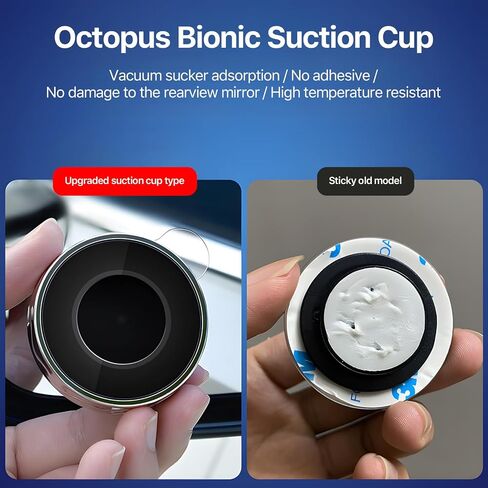 2024 Upgraded Suction Cup Car Convex Blind Spot Mirrors - 360° Wide-Angle Side & Rear View Assistant Mirrors for Enhanced Safety in Cars, SUVs, and Trucks (2pack, Black) in Saudi Arabia
