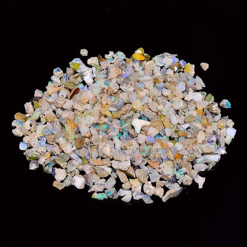 75 CTS Ethiopian Opal Raw, Fire Play Opal, Opal Supply, Jewelry Making Stones, DIY Crystals, Energy Stone, Chakra Opal, Healing Opals, Birthstone, Good Luck Gemstones, Opal Rough, Rainbow Opal in Kuwait