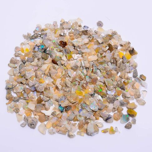 75 CTS Ethiopian Opal Raw, Fire Play Opal, Opal Supply, Jewelry Making Stones, DIY Crystals, Energy Stone, Chakra Opal, Healing Opals, Birthstone, Good Luck Gemstones, Opal Rough, Rainbow Opal in Kuwait