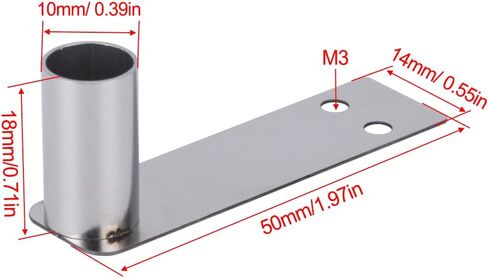 RC Exhaust Pipe Tailpipe,Stainless Single Double Simulation Exhaust Pipe with LED Light for 1/10 Drifting RC Car HSP HPI Sakura Tamiya Upgrade Parts (Double) in Saudi Arabia