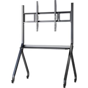 Smart Board Stand for 55"- 86'' Interactive Whiteboard, Mobile Stand with Rolling Wheels for Smart Whiteboard, Large TV LCD Stand