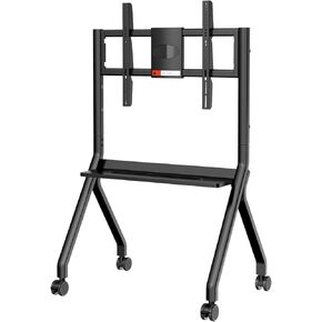 FD-570 Smart Board Stand for Interactive Whiteboard 47"-65", Four Lockable Wheels, Design for The Modern Office or Classroom