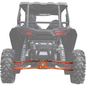 SuperATV Heavy Duty Round Tubed Rear Radius Arms/Rods for 2014+ Polaris RZR XP 1000 / XP 4 1000 - Black | Will Not Fit With Polaris Rear Bumpers