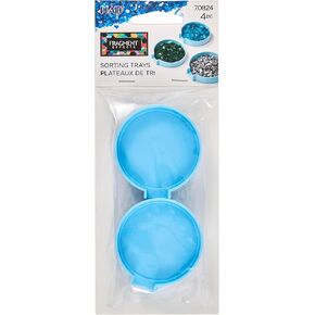 FRAGMENT EFFECTS, 4 Piece Sorting Tray Set, for Glass Chip Crafting Projects, Assorted