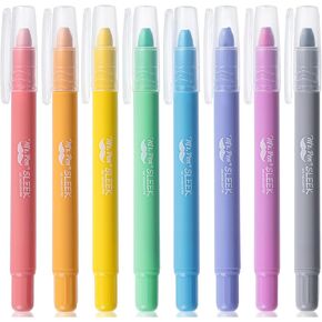 Mr. Pen- Gel Highlighter, 8 Pack, Friendly Colors, Bible Highlighters No Bleed, No Bleed Highlighters, Bible Highlighter, Bible Markers, Gel Highlighters for Bibles, Highlighter